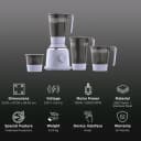 Butterfly Xeno 750 W Juicer Mixer Grinder (Xeno Pro | 4 Jars | Lilac) - Image 3